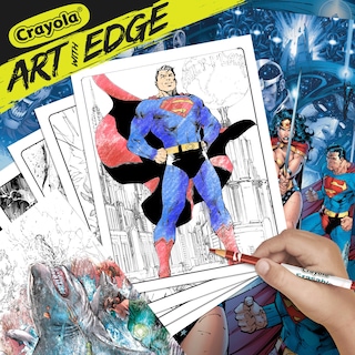 Foto 4 | Foto 4 | Libro Para Colorear Crayola Art With Edge Justice League 28 Páginas - Venta Internacional.