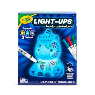 Foto 1 | Foto 1 | Figura De Unicornio Iluminada De Toy Crayola Con Marcadores Lavables - Venta Internacional.