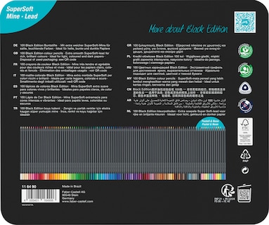 Foto 3 | Foto 3 | Lápices De Colores Faber-castell Black Edition, 100 Unidades - Venta Internacional.