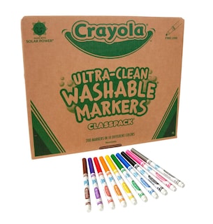 Foto 4 | Foto 4 | Marcadores Crayola Ultra Clean, Lavables, 200 Líneas Finas, 10 Colores - Venta Internacional.