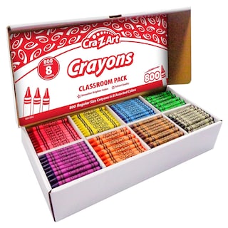 Foto 1 | Foto 1 | Crayon Cra-z-art Bulk Class, Paquete De 800 Unidades, 8 Colores Surtidos - Venta Internacional.