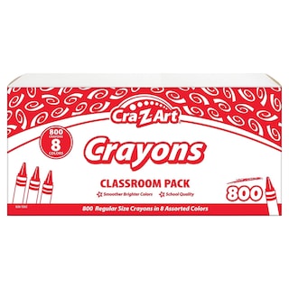 Foto 4 | Foto 4 | Crayon Cra-z-art Bulk Class, Paquete De 800 Unidades, 8 Colores Surtidos - Venta Internacional.