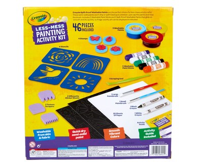 Foto 7 | Foto 7 | Kit De Actividades De Pintura Crayola Less Mess Kids, 46 Unidades, Más De 4 Años - Venta Internacional.