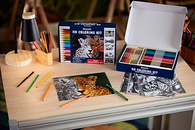 Foto 6 | Foto 6 | Kit Para Colorear Crayola Hd Con 30 Lápices De Colores Y 20 Páginas - Venta Internacional.