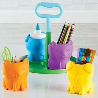 Foto 2 | Foto 2 | Organizador De Materiales De Arte, Recursos De Aprendizaje, Centro Infantil Para Mascotas, 6 Piezas - Venta Internacional.