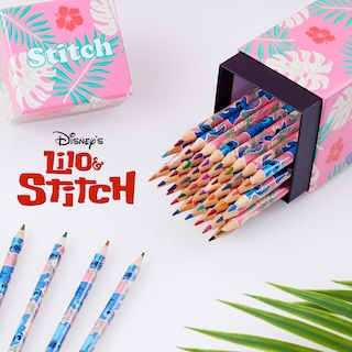 Foto 2 | Foto 2 | Lápices De Colores Disney, 72 Unidades, Caja Para Colorear Para Niños, Color Rosa - Venta Internacional.
