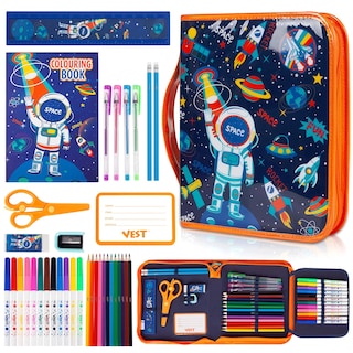Foto 1 | Foto 1 | Set De Rotuladores Espaciales Yoytoo Con Estuche Para Lápices Con Purpurina - Venta Internacional.