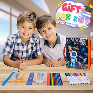 Foto 7 | Foto 7 | Set De Rotuladores Espaciales Yoytoo Con Estuche Para Lápices Con Purpurina - Venta Internacional.