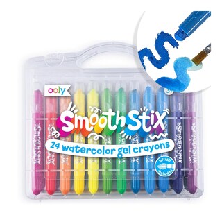 Foto 1 | Foto 1 | Set De Crayones De Gel Ooly Smooth Stix 24 Watercolor Rainbow Con Brocha - Venta Internacional.