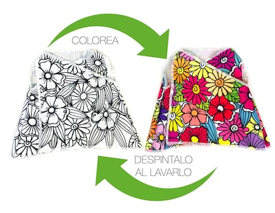 Foto 2 | Foto 2 | Perro De Peluche Mandala 3 Vestidos Lavables Altus Peluche Gris Con Plumones Juguete Educativo