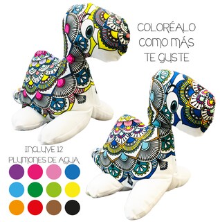 Foto 5 | Foto 5 | Dinosaurio 3d Mandala Lavable Altus Plesiosaurio De Peluche Con Plumones Juguete Educativo