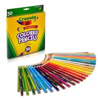 Lápices De Colores Crayola Con Puntas Preafiladas De 50 Unidades, No Tóxicos - Venta Internacional.