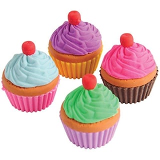Foto 1 | Foto 1 | Gomas De Borrar Para Magdalenas Estadounidenses, Juguetes Desmontables, Colores Surtidos (paquete De 12) - Venta Internacional.