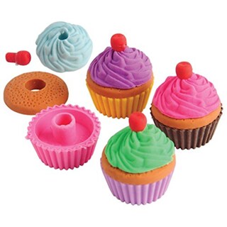 Foto 3 | Foto 3 | Gomas De Borrar Para Magdalenas Estadounidenses, Juguetes Desmontables, Colores Surtidos (paquete De 12) - Venta Internacional.
