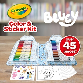 Foto 4 | Foto 4 | Kit De Arte Crayola Bluey Para Niños (45 Piezas), Páginas Y Pegatinas Para Libros De Colorear Bluey - Venta Internacional.