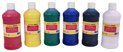 Foto 1 | Foto 1 | Set De Pintura Para Dedos School Smart, Lavable, 473 Ml, Colores Surtidos, 6 Unidades - Venta Internacional.