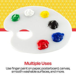 Foto 5 | Foto 5 | Set De Pintura Para Dedos School Smart, Lavable, 473 Ml, Colores Surtidos, 6 Unidades - Venta Internacional.