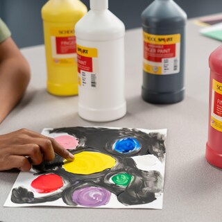Foto 7 | Foto 7 | Set De Pintura Para Dedos School Smart, Lavable, 473 Ml, Colores Surtidos, 6 Unidades - Venta Internacional.