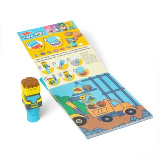 Foto 4 | Foto 4 | Bloc De Actividades Y Estampado De Pegatinas Melissa & Doug Bulldozer - Venta Internacional.