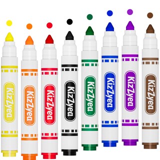 Foto 7 | Foto 7 | Marcadores Lavables Kizzyea, 160 Unidades, Para Niños, 8 Colores A Granel - Venta Internacional.