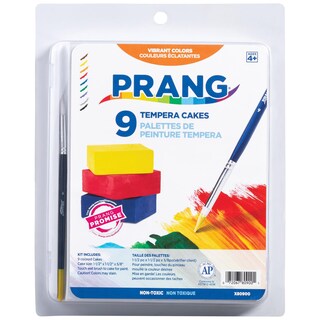Foto 1 | Foto 1 | Set De Témpera Para Tartas Prang, 9 Colores Surtidos Con Brocha, Para Niños - Venta Internacional.