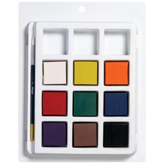 Foto 3 | Foto 3 | Set De Témpera Para Tartas Prang, 9 Colores Surtidos Con Brocha, Para Niños - Venta Internacional.