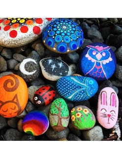 Foto 5 | Foto 5 | Kit Para Pintar Rocas Para Niños Arte Y Manualidades