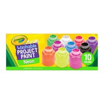 Set De Pintura Crayola Washable Kids Project Neon 60 Ml A Partir De 3 Años - Venta Internacional.
