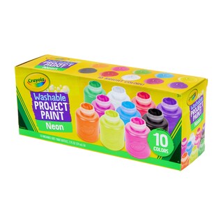 Foto 3 | Foto 3 | Set De Pintura Crayola Washable Kids Project Neon 60 Ml A Partir De 3 Años - Venta Internacional.