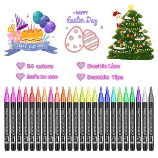 Foto 7 | Foto 7 | Juego De Bolígrafos Con Purpurina Caliart Easter Basket Essentials 24 Colores - Venta Internacional.