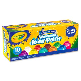 Foto 1 | Foto 1 | Set De Pintura Crayola Lavable Para Niños Juego De 10 - Venta Internacional.