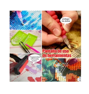 Foto 3 | Foto 3 | Herramientas para Pintar con Diamantes Lab.G 77 Piezas