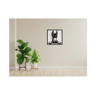 Foto 2 | Foto 2 | Cuadro Decorativo Artesanal Beagle Dog En Madera Mdf De 35 Cm X 28 Cm - Venta Internacional.