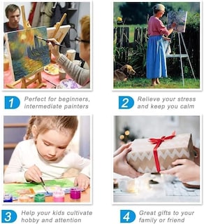 Foto 4 | Foto 4 | Pinta Por Números El Retrato Del Pequeño Gnomo De Otoño Con Pinturas Acrílicas - Venta Internacional.