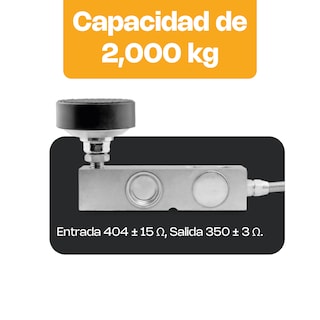Foto 5 | Foto 5 | Celdas De Carga Rhino, Aleación De Acero, 2,000 Kg, Ip68, Salida Precisa 350 ± 15 Ω, 60x60 Cm, Rh65023-2t