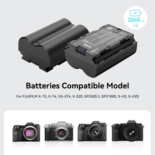 Foto 3 | Foto 3 | Set De Cargador De Batería Para Cámara Smallrig Para Fujifilm Np-w235 - Venta Internacional.