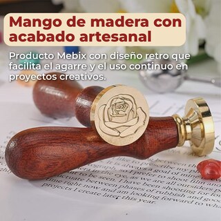 Foto 5 | Foto 5 | Sello para Lacre en Forma Rosa