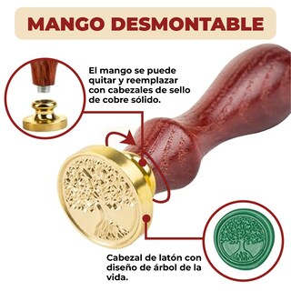 Foto 4 | Foto 4 | Sello Para Lacre En Forma Árbol