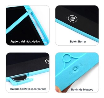 Foto 3 | Foto 3 | Pizarrón Mágico LCD Malubero 8.5\" color Azul