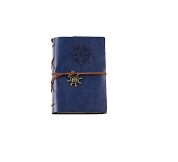 Foto 1 | Foto 1 | Libreta Vintage de Piel Grande Malubero color Azul