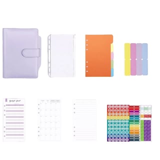Foto 1 | Foto 1 | Kit de Carpeta Planner Cuaderno Malubero color Púrpura