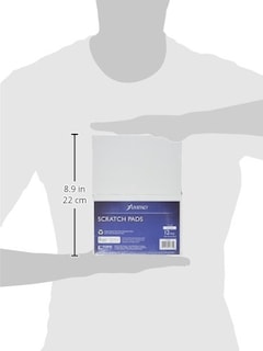 Foto 4 | Foto 4 | Venta Internacional- Cuaderno de Notas Ampad de Rayas 4 X 6 Blanco 100 Hojas Paquete de 12