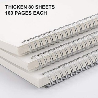 Foto 3 | Foto 3 | Venta Internacional- Cuaderno En Blanco Rettacy Espiral 3 Pzs - A5 Sin Líneas Cubierta Transparente