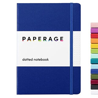 Foto 2 | Foto 2 | Venta Internacional- Cuaderno Paperage Puntos Azul Marino 160 Páginas 5.7 x 8\
