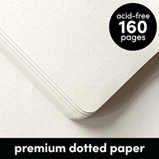 Foto 5 | Foto 5 | Venta Internacional- Cuaderno Paperage Puntos Azul Marino 160 Páginas 5.7 x 8\