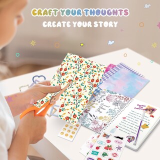 Foto 4 | Foto 4 | Venta Internacional - Kit De Diario Diy Perryhome Para Niñas Adolescentes De 6 A 14 Años, Color Morado