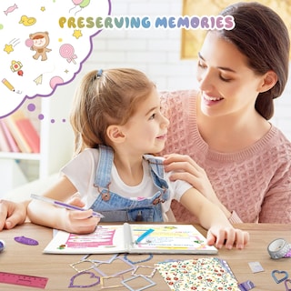 Foto 5 | Foto 5 | Venta Internacional - Kit De Diario Diy Perryhome Para Niñas Adolescentes De 6 A 14 Años, Color Morado