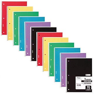 Foto 1 | Foto 1 | Cuadernos Espiral Mead Rayado Ancho 10-1/2 X 8\" 70 Hojas Colores Surtidos - Venta Internacional