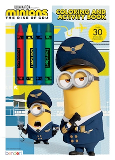 Foto 1 | Foto 1 | Libro Para Colorear Y Actividades Despicable Me Minions Rise Of Gru - Venta Internacional.
