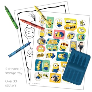 Foto 2 | Foto 2 | Libro Para Colorear Y Actividades Despicable Me Minions Rise Of Gru - Venta Internacional.